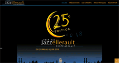 Desktop Screenshot of festival-jazzellerault.com
